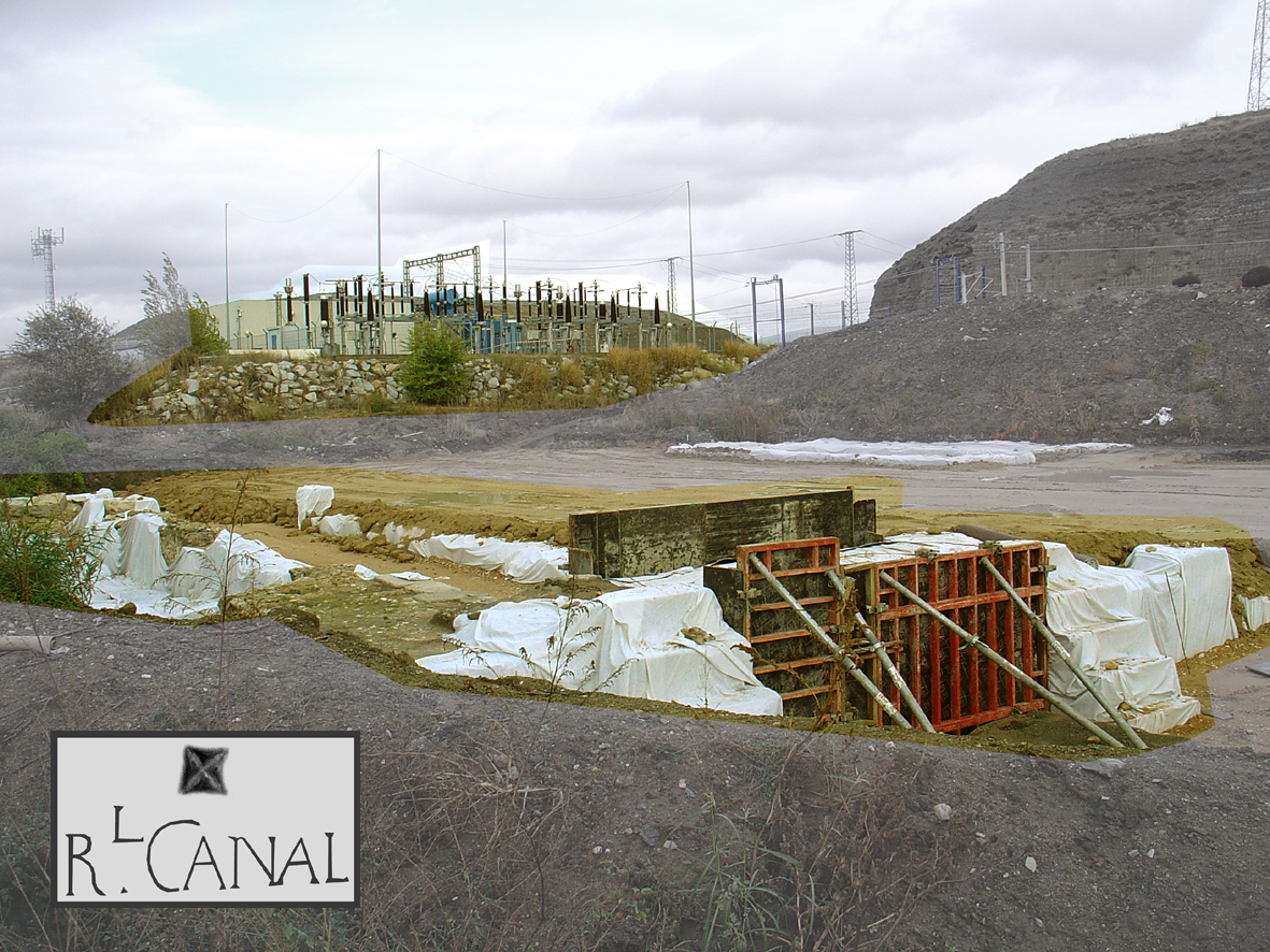 Quinta Esclusa antes de su entierro definitivo. Noviembre de 2011.